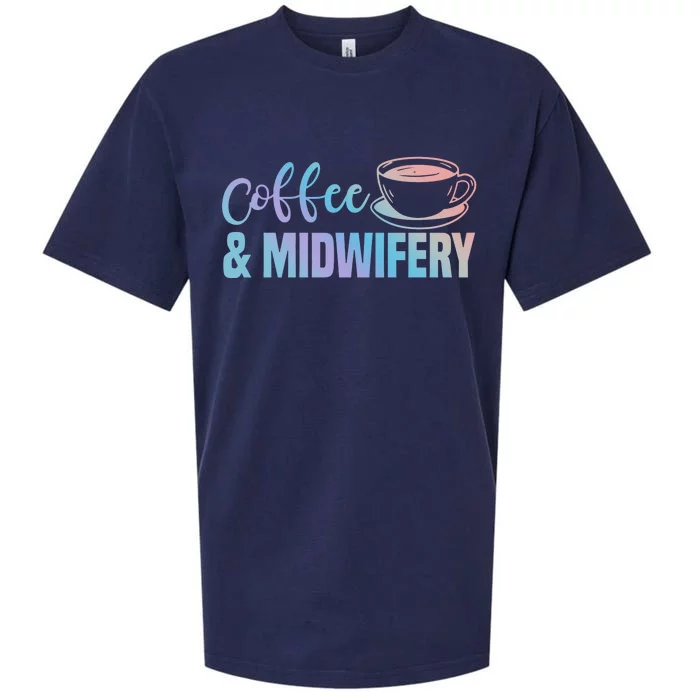 Midwife Healthcare Worker Labour Obstetrician Coffee Lover Cute Gift Sueded Cloud Jersey T-Shirt