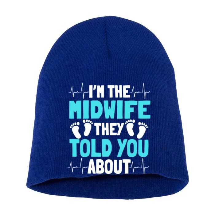 Midwife Healthcare Worker Obstetrician Labour Birth Gift Short Acrylic Beanie