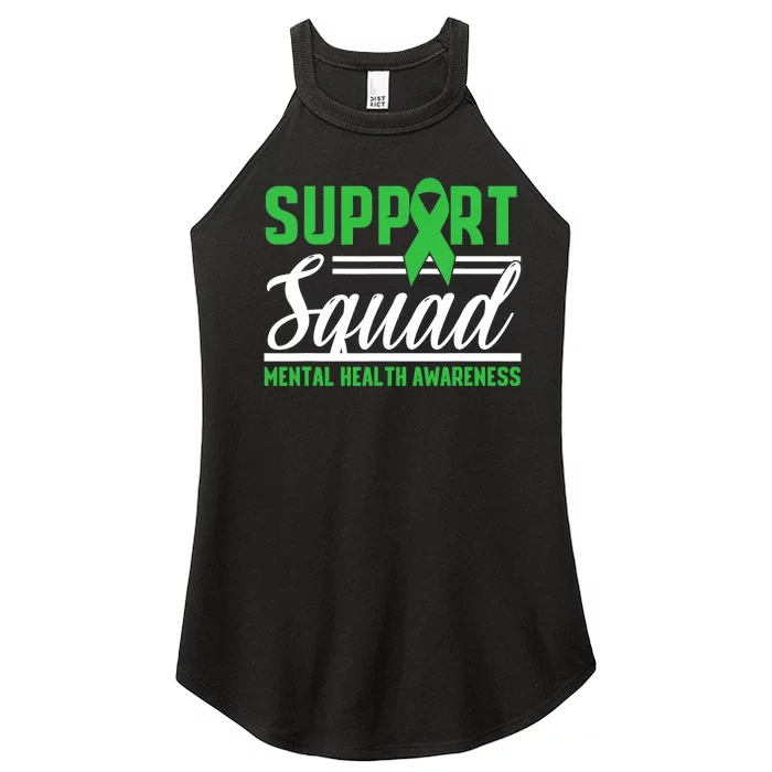 Mental Health Warrior Support Squad Mental Health Awareness Women’s Perfect Tri Rocker Tank