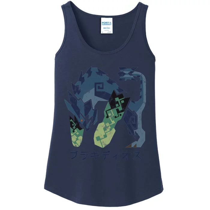 Monster Hunter World Iceborne Brachydios Kanji Icon Ladies Essential Tank