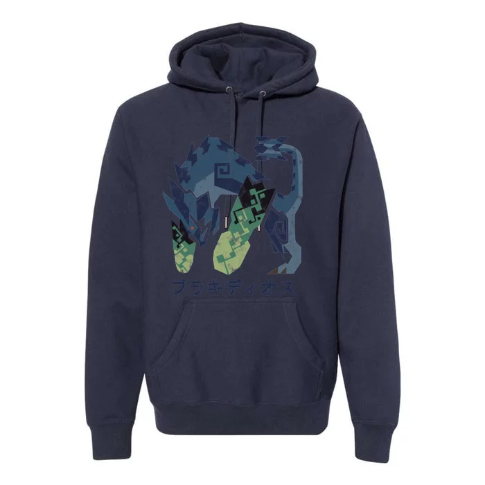 Monster Hunter World Iceborne Brachydios Kanji Icon Premium Hoodie