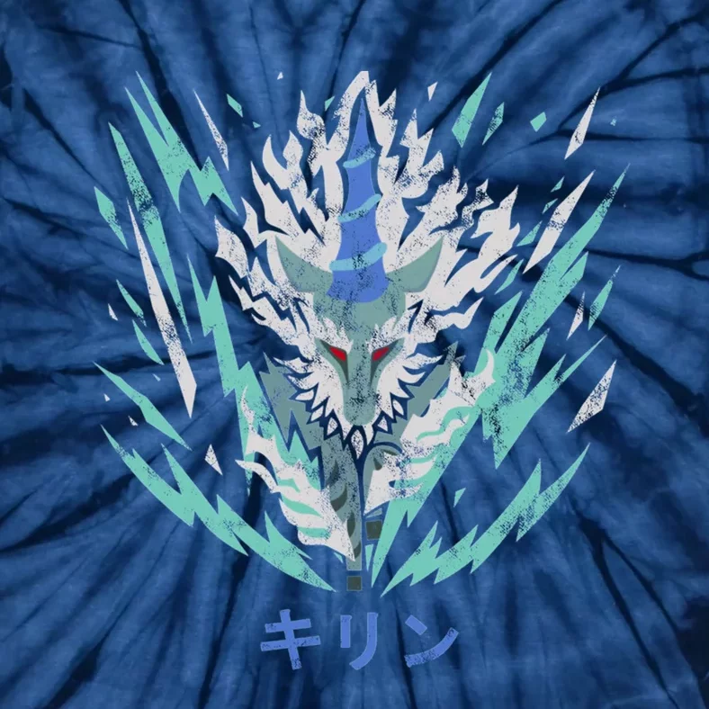 Monster Hunter World Kirin Kanji Icon Tie-Dye T-Shirt