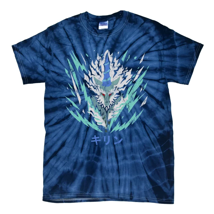 Monster Hunter World Kirin Kanji Icon Tie-Dye T-Shirt