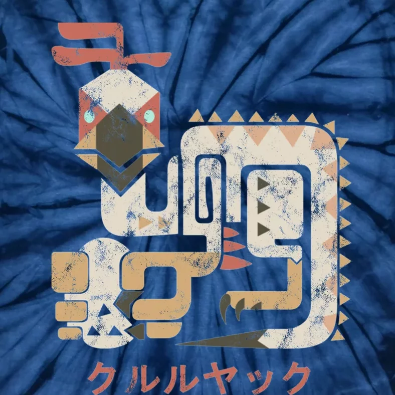 Monster Hunter World Kuluyaku Kanji Icon Tie-Dye T-Shirt