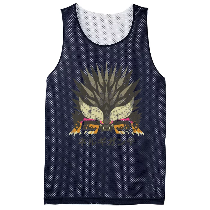 Monster Hunter World Nergigante Kanji Icon Mesh Reversible Basketball Jersey Tank