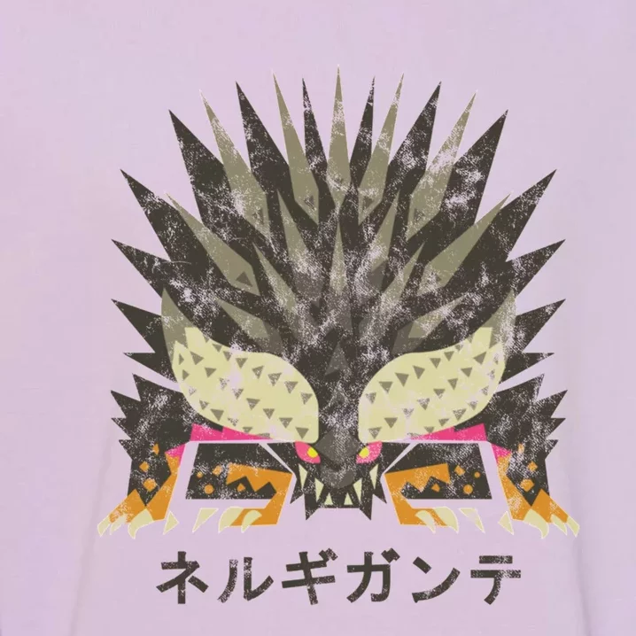 Monster Hunter World Nergigante Kanji Icon Garment-Dyed Sweatshirt