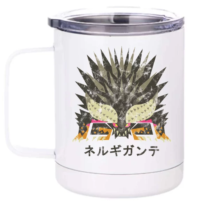 Monster Hunter World Nergigante Kanji Icon Front & Back 12oz Stainless Steel Tumbler Cup