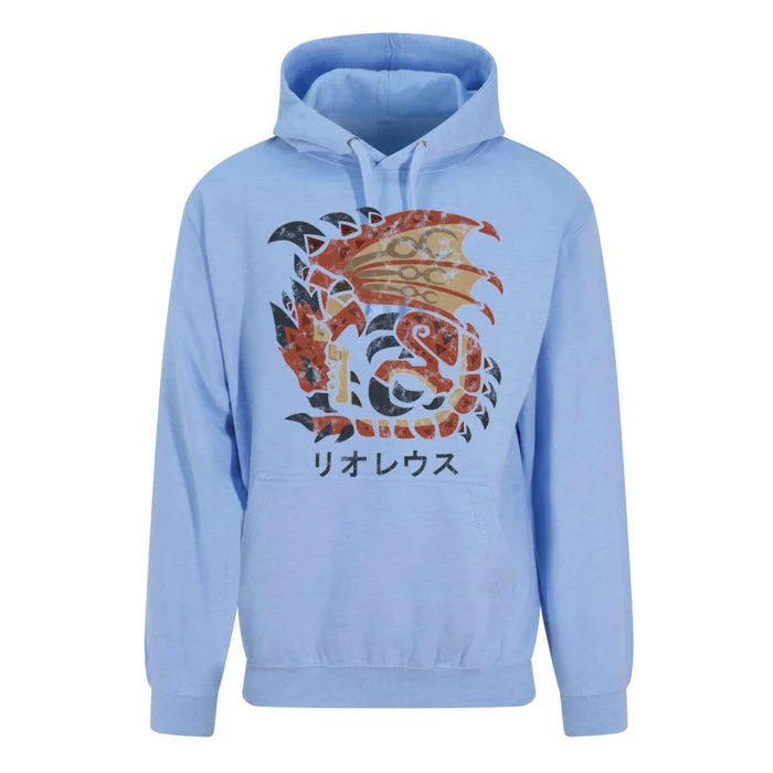 Monster Hunter World Rathalos Kanji Icon Unisex Surf Hoodie