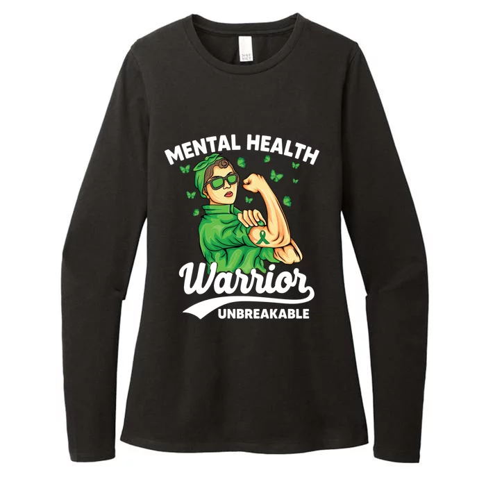 Mental Health Warrior Unbreakable Survivors Of Tal Health Gift Womens CVC Long Sleeve Shirt