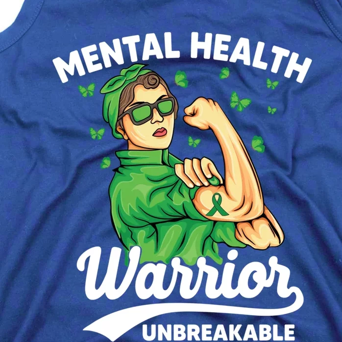 Mental Health Warrior Unbreakable Survivors Of Tal Health Gift Tank Top