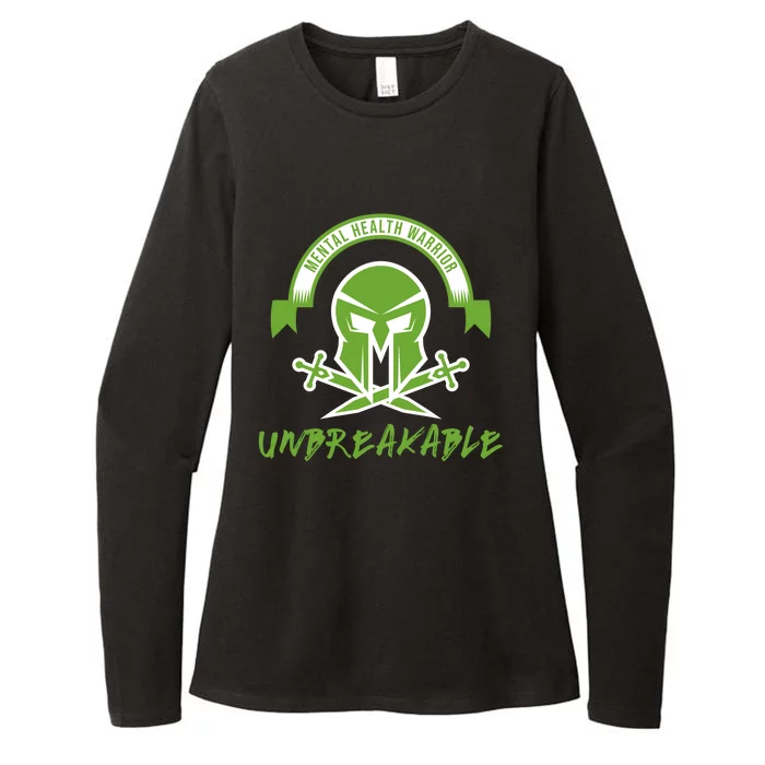 Mental Health Warrior Unbreakable Gift Womens CVC Long Sleeve Shirt