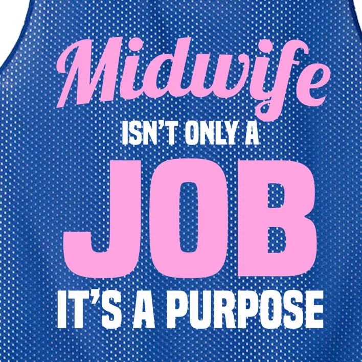 Midwife Healthcare Worker Labour Birth Job Purpose Meaningful Gift Mesh Reversible Basketball Jersey Tank