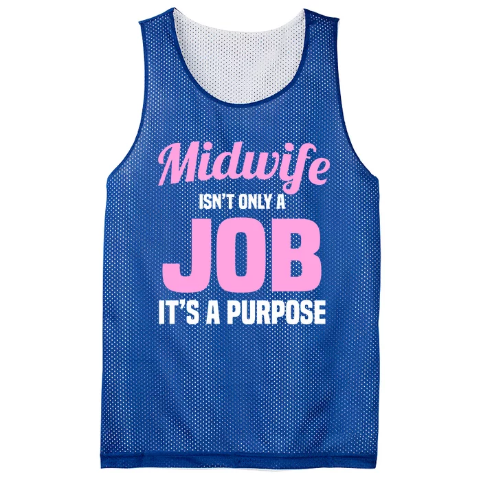 Midwife Healthcare Worker Labour Birth Job Purpose Meaningful Gift Mesh Reversible Basketball Jersey Tank