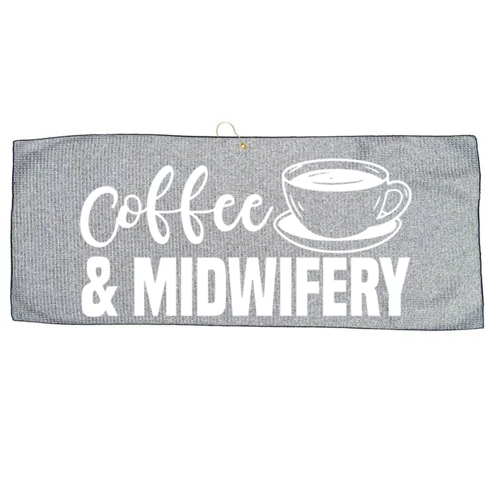 Midwife Healthcare Worker Labour Obstetrician Coffee Lover Great Gift Large Microfiber Waffle Golf Towel