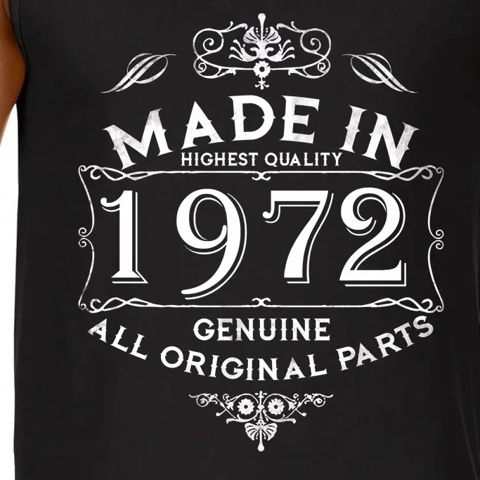 Made In 1972 Aged To Perfection Vintage 50th Birthday Comfort Colors® Tank Top