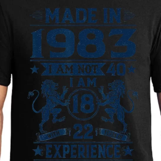 Made In 1983 Im Not 40 Im 18 With 22 Years Old Birthday Pajama Set