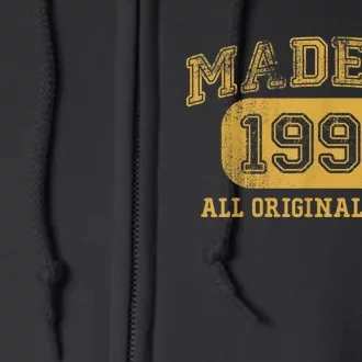 Made in 1999 Birthday gifts 23 Year old Birthday 23rd Bday Full Zip Hoodie