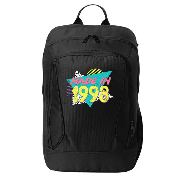 Made In 1998 Retro Vintage 26th Birthday City Backpack