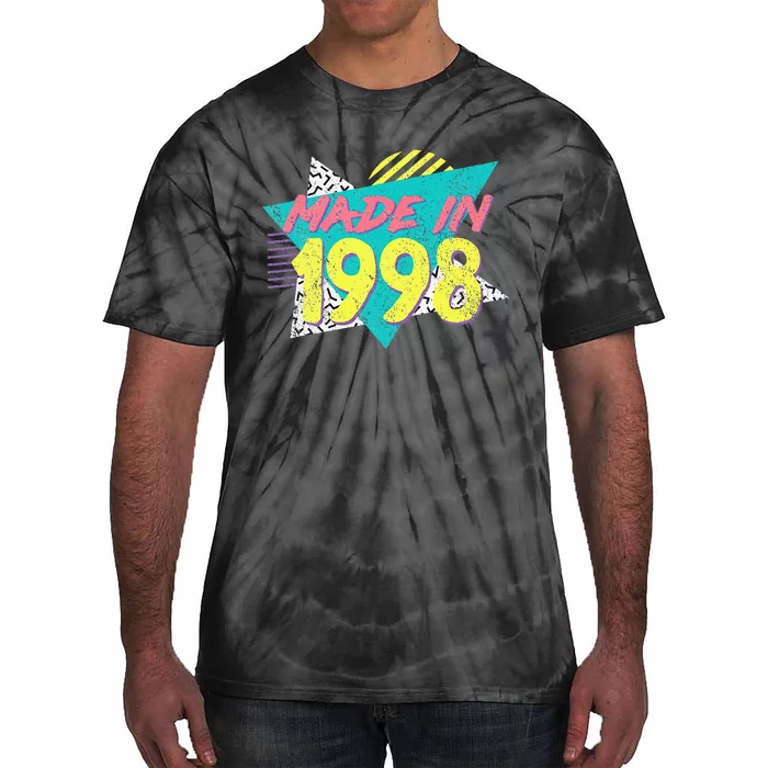 Made In 1998 Retro Vintage 26th Birthday Tie-Dye T-Shirt