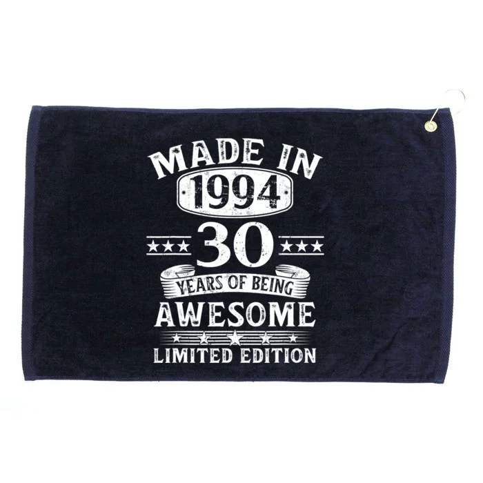 Made In 1994 30 Years Of Being Awesome Limited Edition 30th Birthday Grommeted Golf Towel