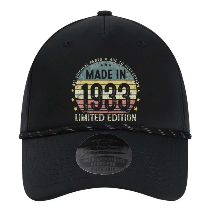 Made In 1933 90 Years Old 90th Birthday Gifts For Cute Performance The Dyno Cap