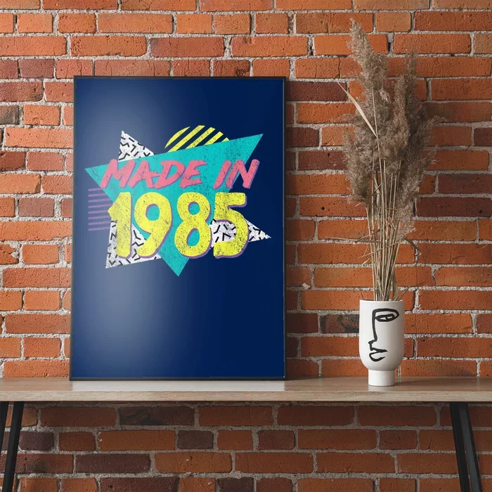 Made In 1985 Retro Vintage 38th Birthday Poster