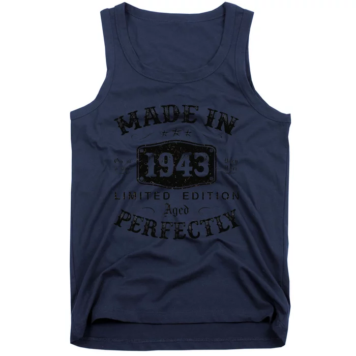 Made In 1943 80 Years Old 80th Birthday Gifts For Tank Top