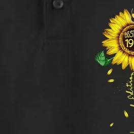 Made In 1973 Sunflower 50th Birthday Gift Women 50 Year Old Dry Zone Grid Performance Polo