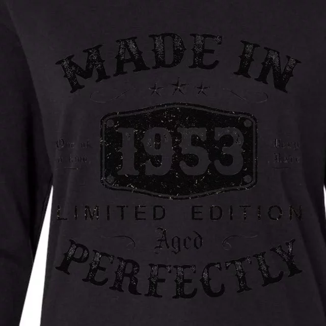 Made In 1953 70 Years Old 70th Birthday Gifts For Womens Cotton Relaxed Long Sleeve T-Shirt