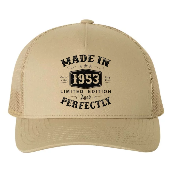 Made In 1953 70 Years Old 70th Birthday Gifts For Yupoong Adult 5-Panel Trucker Hat