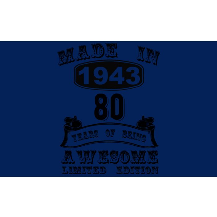 Made In 1943 80 Years Old Gifts 80th Birthday Gift For M.e Bumper Sticker