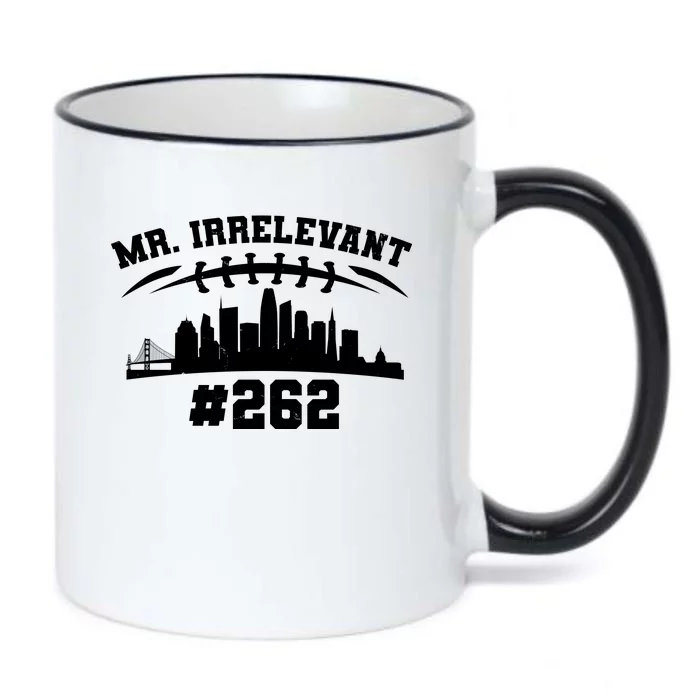 Mr. Irrelevant #262 San Francisco Football Black Color Changing Mug