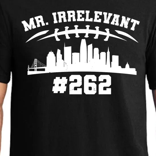 Mr. Irrelevant #262 San Francisco Football Pajama Set