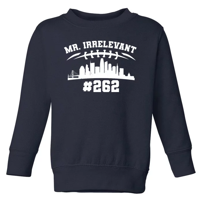 Mr. Irrelevant #262 San Francisco Football Toddler Sweatshirt