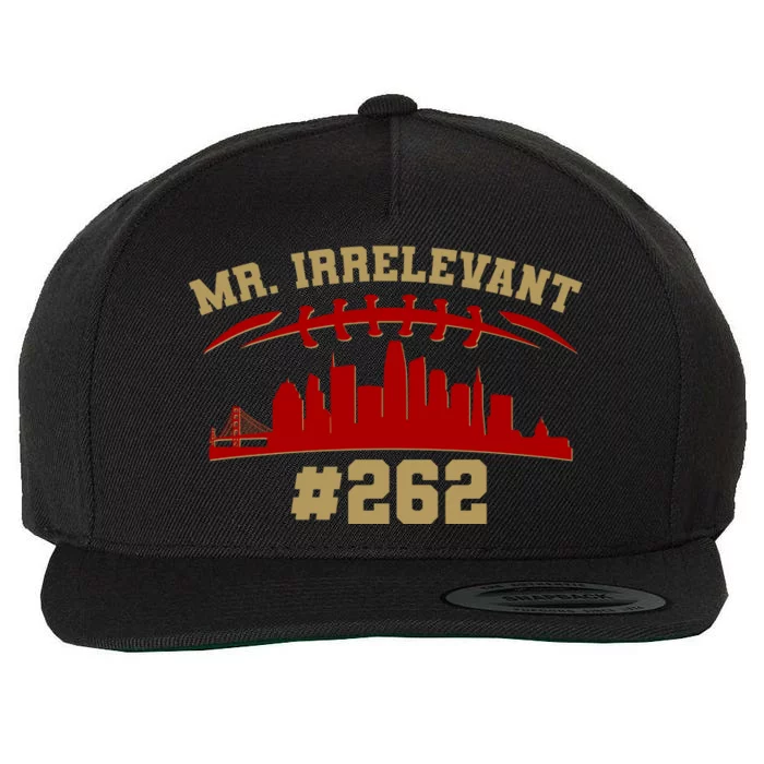 Mr. Irrelevant #262 San Francisco Football Team Colors Wool Snapback Cap