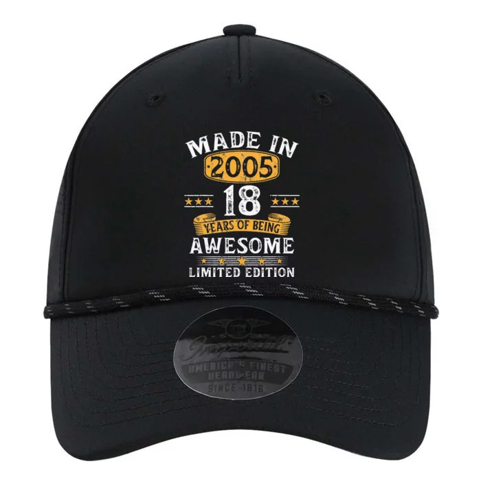 Made In 2005 18 Years Old 18th Birthday Gifts For Performance The Dyno Cap