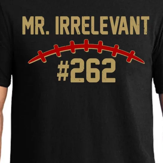 Mr. Irrelevant #262 San Francisco Football Fan Pajama Set