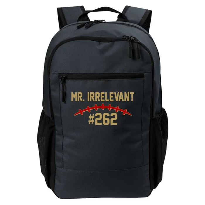 Mr. Irrelevant #262 San Francisco Football Fan Daily Commute Backpack