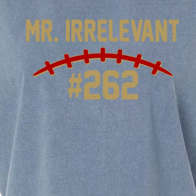 Mr. Irrelevant #262 San Francisco Football Fan Garment-Dyed Women's Muscle Tee