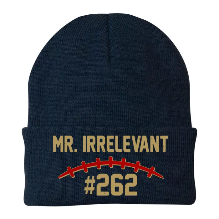 Mr. Irrelevant #262 San Francisco Football Fan Knit Cap Winter Beanie