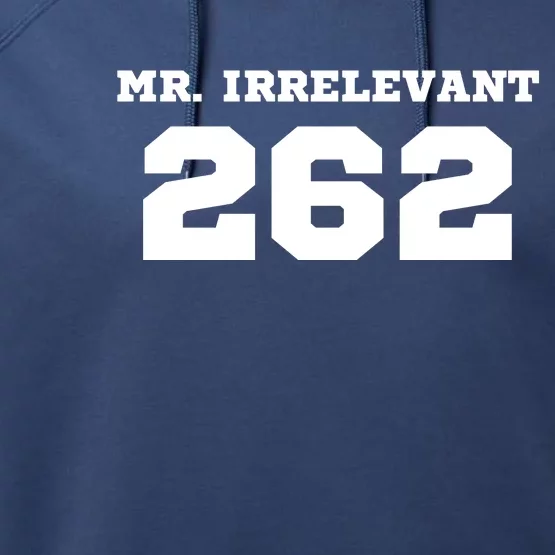 Mr Irrelevant 262 Purdy San Francisco Football Performance Fleece Hoodie