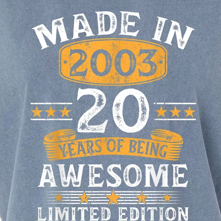 Made In 2003 20 Years Old 20th Birthday Gifts For m.e.n Garment-Dyed Women's Muscle Tee