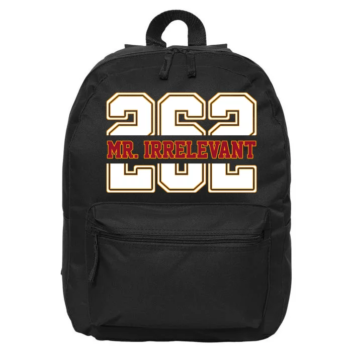 Mr. Irrelevant 262 San Francisco Football 16 in Basic Backpack