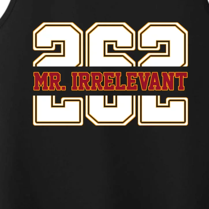 Mr. Irrelevant 262 San Francisco Football Performance Tank