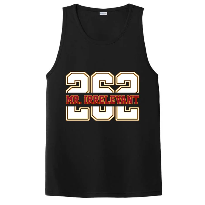 Mr. Irrelevant 262 San Francisco Football Performance Tank