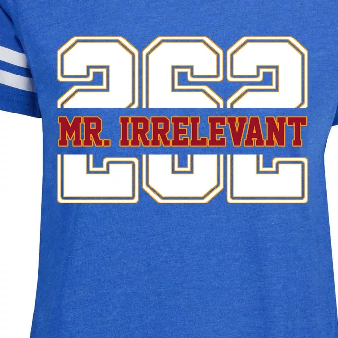 Mr. Irrelevant 262 San Francisco Football Enza Ladies Jersey Football T-Shirt