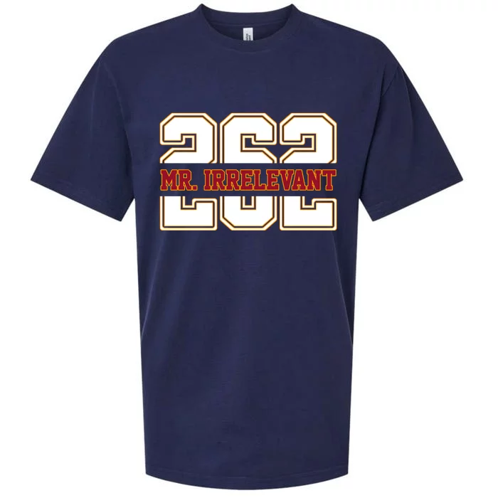 Mr. Irrelevant 262 San Francisco Football Sueded Cloud Jersey T-Shirt