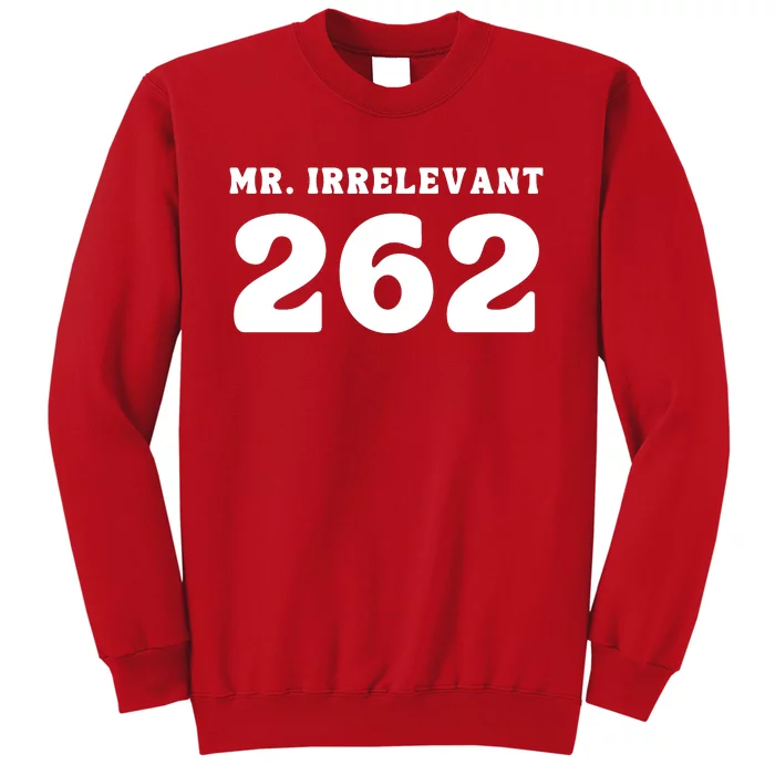 Mr Irrelevant 262 Purdy San Francisco Football Sweatshirt