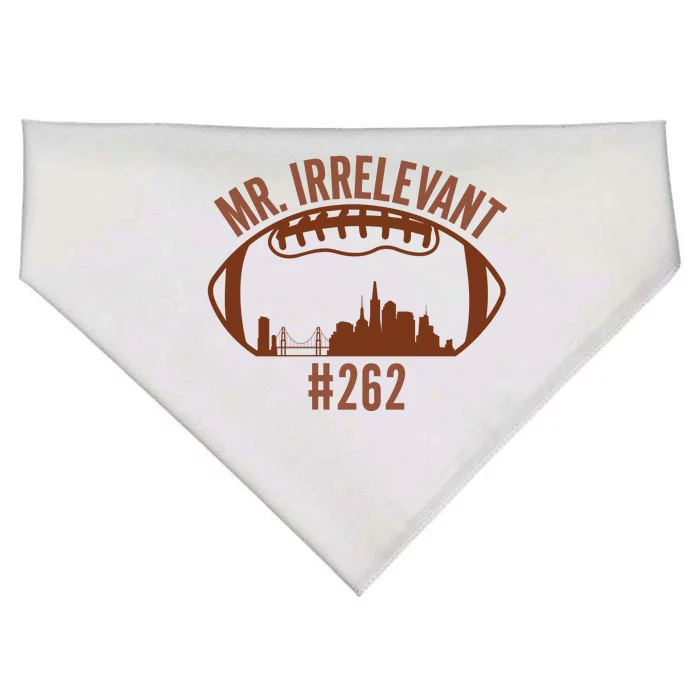 Mr Irrelevant #262 San Francisco Football USA-Made Doggie Bandana