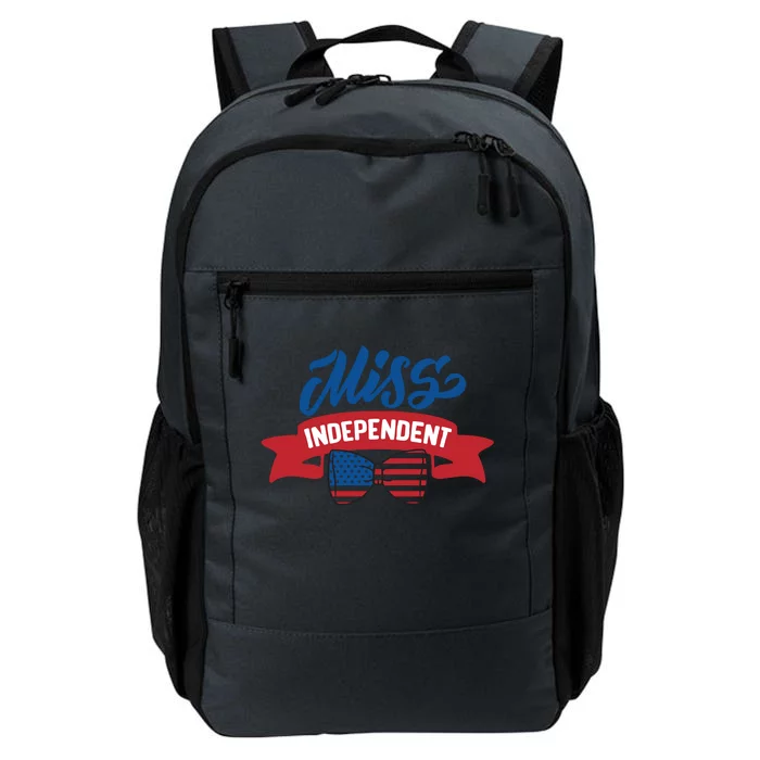 Miss Independent 4th Of July Daily Commute Backpack